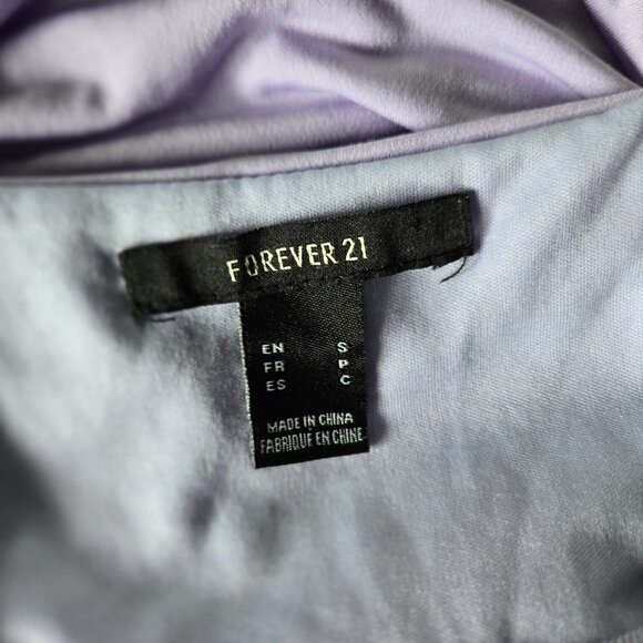 FOREVER 21 Lilac Going Out Top S - Picture 3 of 3